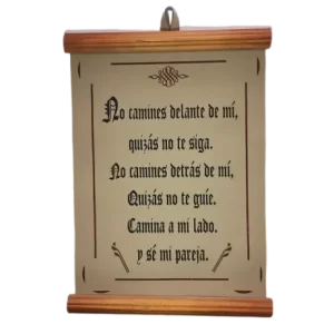 No camines delante de mí